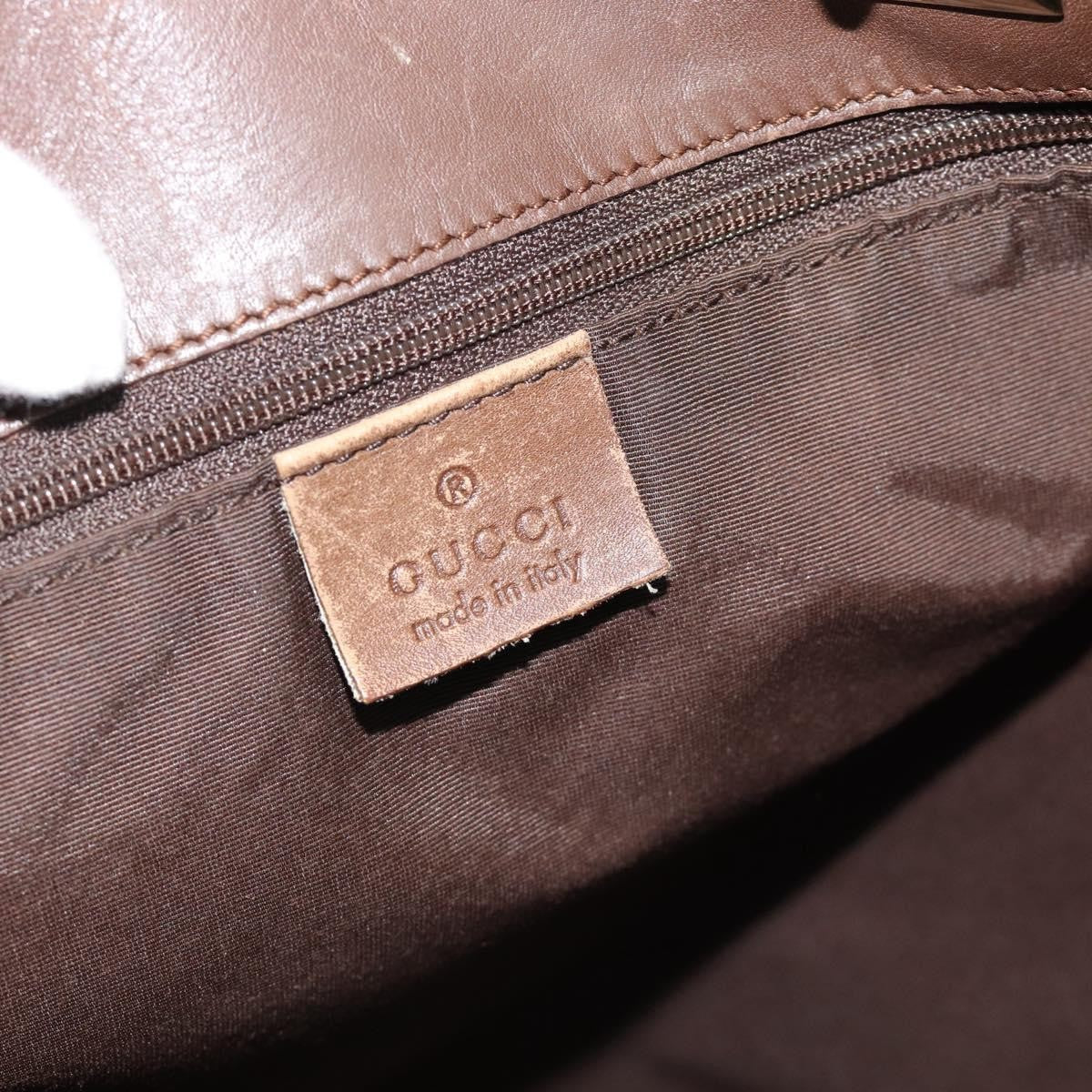 Gucci GUCCI GG Canvas Tote Bag Beige Gold 002 1098 1705 Authentic bs35275