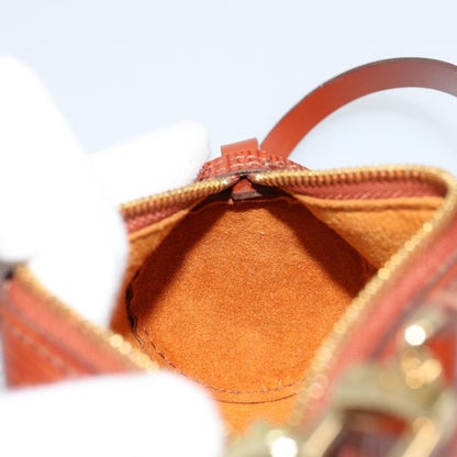 Louis Vuitton LOUIS VUITTON Epi Soufflot Pouch Accessory Pouch Brown LV Authentic BA12310A Bag