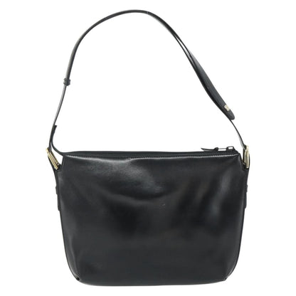 Loewe LOEWE Anagram Shoulder Bag Leather Black Gold Authentic 177548