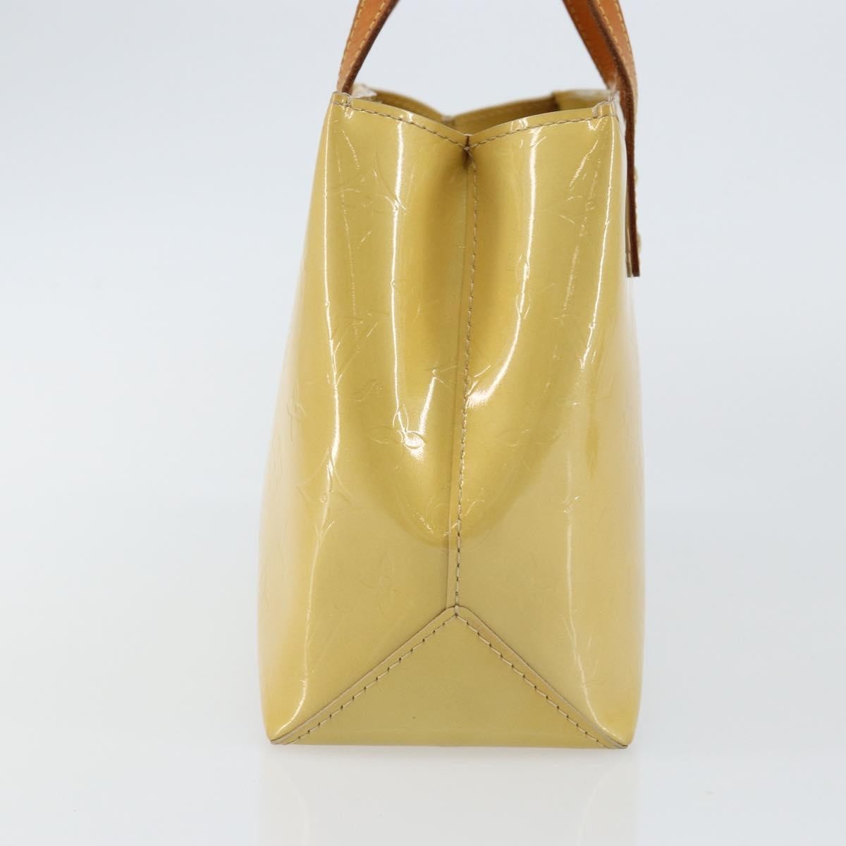 Louis Vuitton LOUIS VUITTON Monogram Vernis Reade PM Hand Bag Beige M91334 LV Authentic ep10940