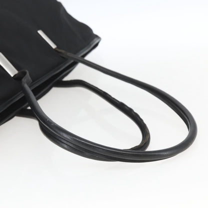 Gucci GUCCI Tote Bag Nylon Black Silver 002 2123 0455 Authentic gh1622