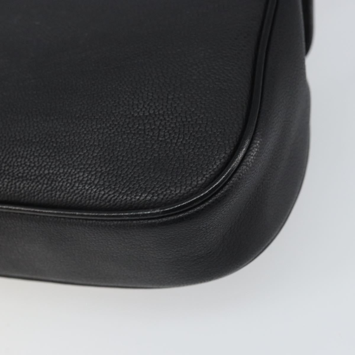 Givenchy GIVENCHY Shoulder Bag Leather Black Gold Authentic bs32977