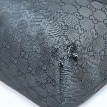 Gucci GUCCI Hand Bag Canvas nylon 4 Set Beige Black Green Authentic bs30536