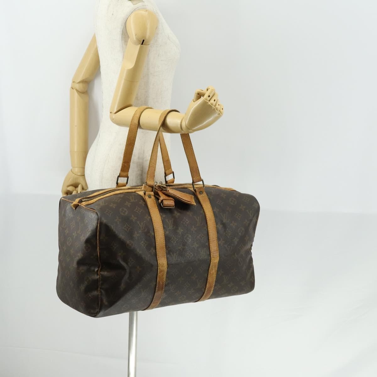 Louis Vuitton LOUIS VUITTON Monogram Sac Souple 45 Boston Bag M41624 LV Authentic 159241