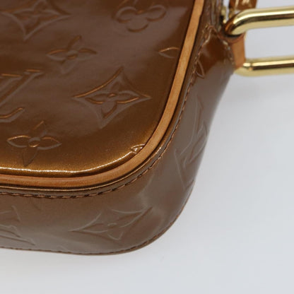 Louis Vuitton LOUIS VUITTON Monogram Vernis Christie PM Bag Bronze M91111 Authentic ep12411