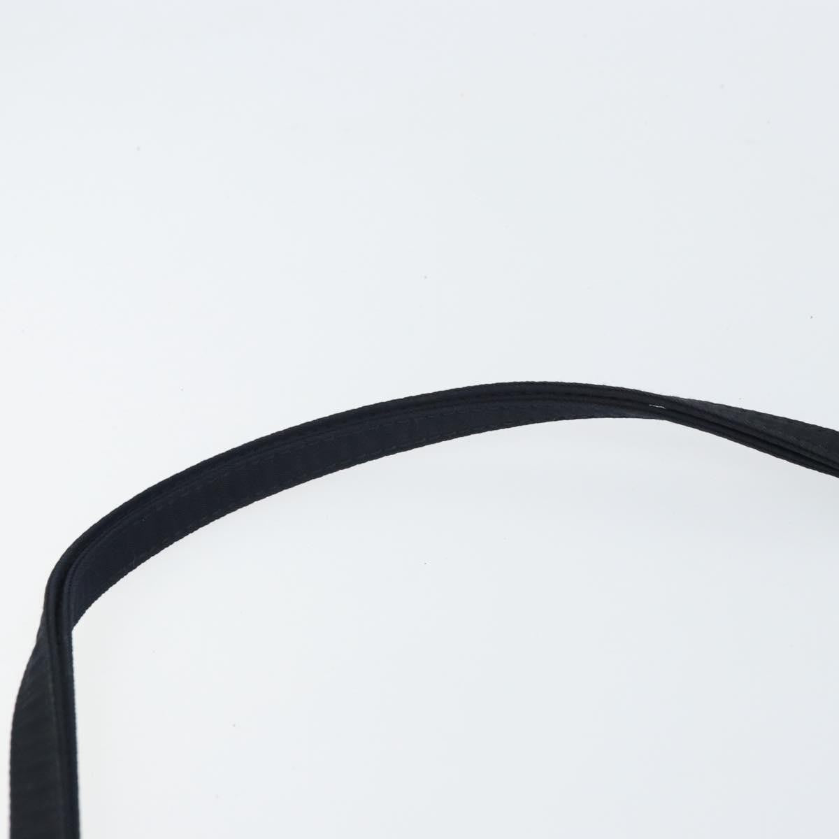 Prada PRADA Shoulder Bag Nylon Navy Silver Authentic 162420