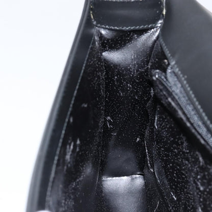 Gucci GUCCI Shoulder Bag Leather Black Silver 001 3064 Authentic 146004