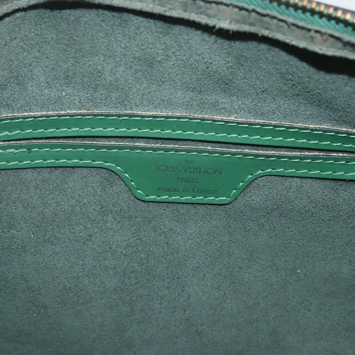 Louis Vuitton LOUIS VUITTON Epi Soufflot Hand Bag Green M52224 LV Authentic 170774