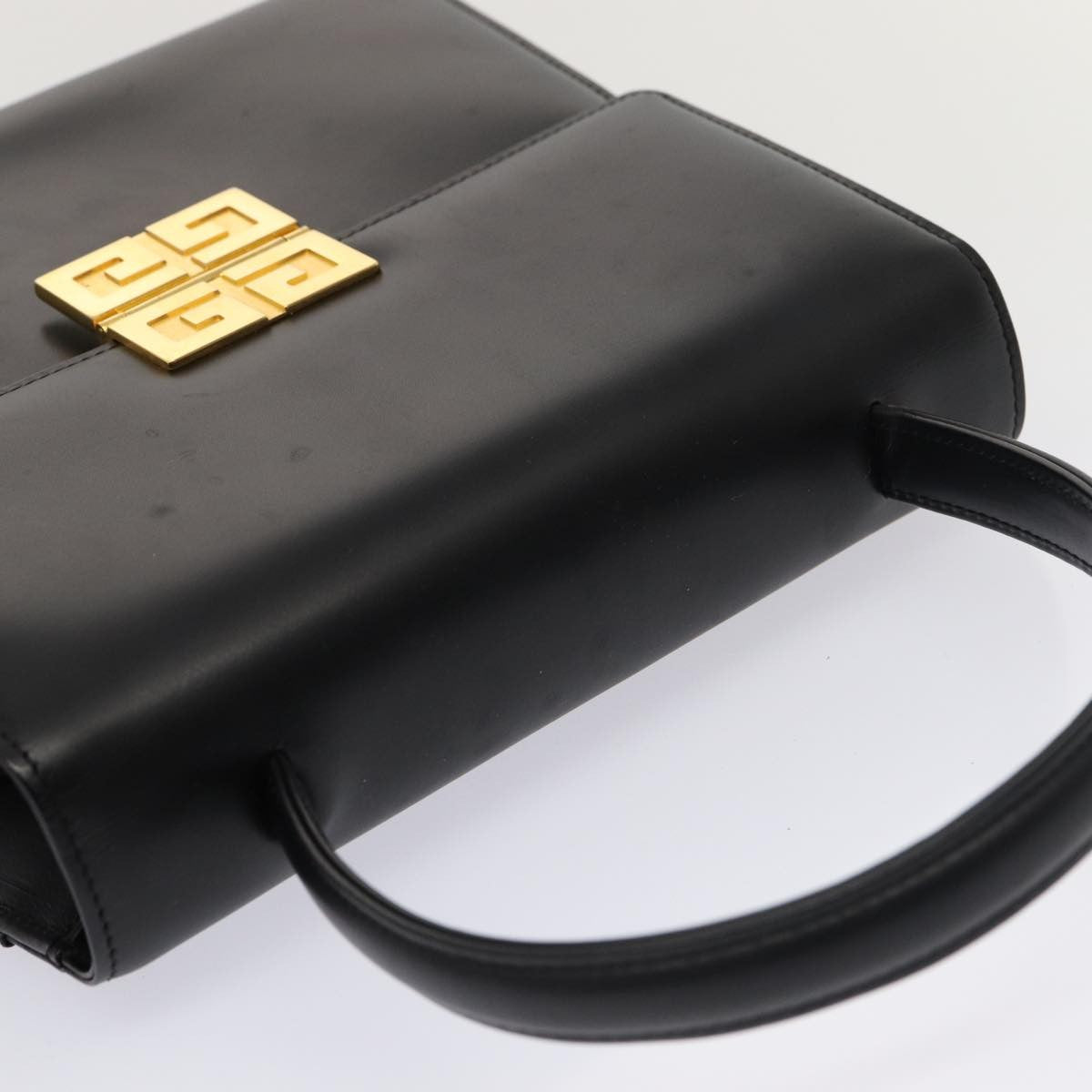 Givenchy GIVENCHY Hand Bag Leather Black Authentic am6590