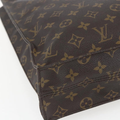 Louis Vuitton LOUIS VUITTON Monogram Sac Plat Hand Bag M51140 LV Authentic 162736