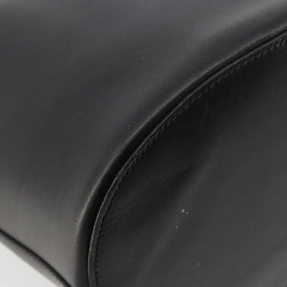Gucci GUCCI Hand Bag Leather Black Authentic 71508
