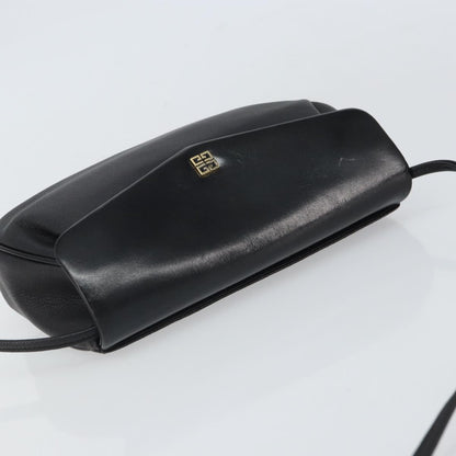 Givenchy GIVENCHY Shoulder Bag Leather Black Gold Authentic bs32977