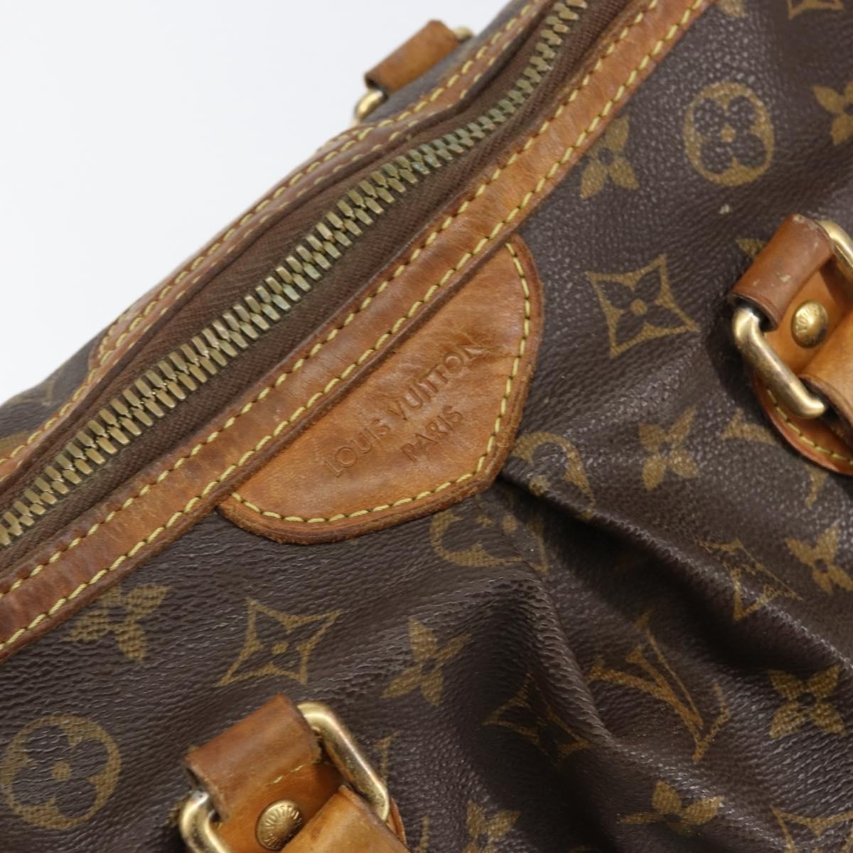 Louis Vuitton LOUIS VUITTON Monogram Palermo PM Tote Bag M40145 LV Authentic bs31063