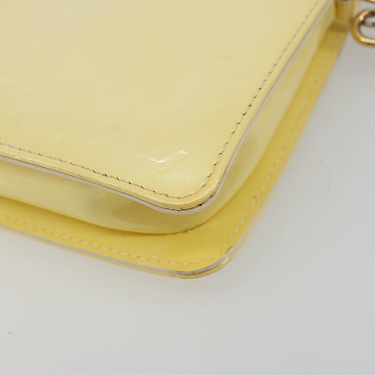Louis Vuitton LOUIS VUITTON Monogram Vernis Lexington Pouch Beige M91010 LV Authentic mr2421 Bag