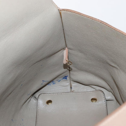 Salvatore Ferragamo Salvatore Ferragamo Gancini Shoulder Bag Leather Pink Gold Authentic 171552