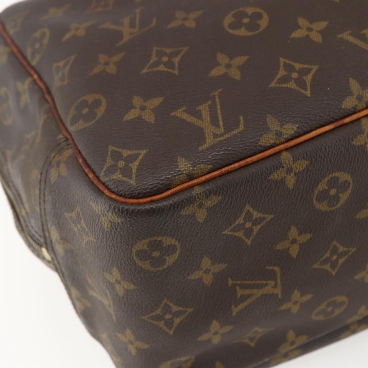Louis Vuitton LOUIS VUITTON Monogram Deauville Hand Bag M47270 LV Authentic 158279