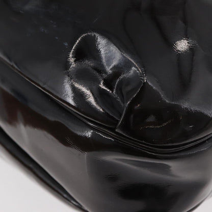 Salvatore Ferragamo Salvatore Ferragamo Gancini Hand Bag Patent leather Dark Brown Authentic bs35239