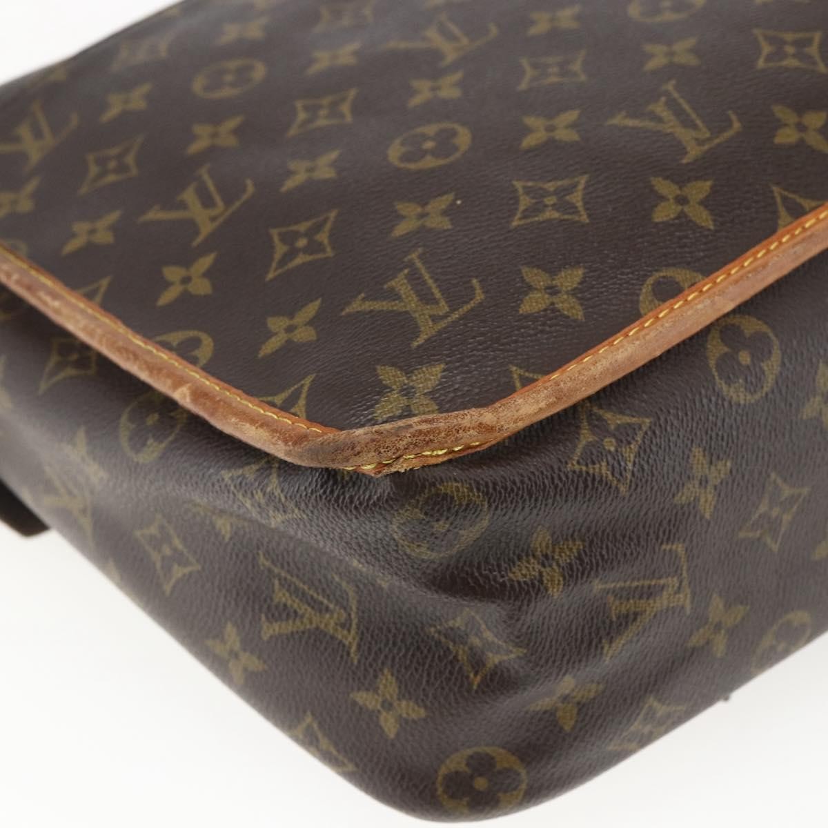 Louis Vuitton LOUIS VUITTON Monogram Gibeciere GM Shoulder Bag M42246 LV Authentic ka2622