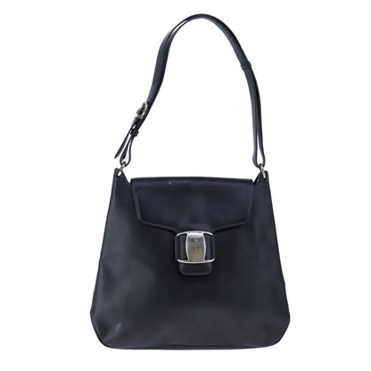 Salvatore Ferragamo Salvatore Ferragamo Shoulder Bag Patent leather Black Authentic bs21286