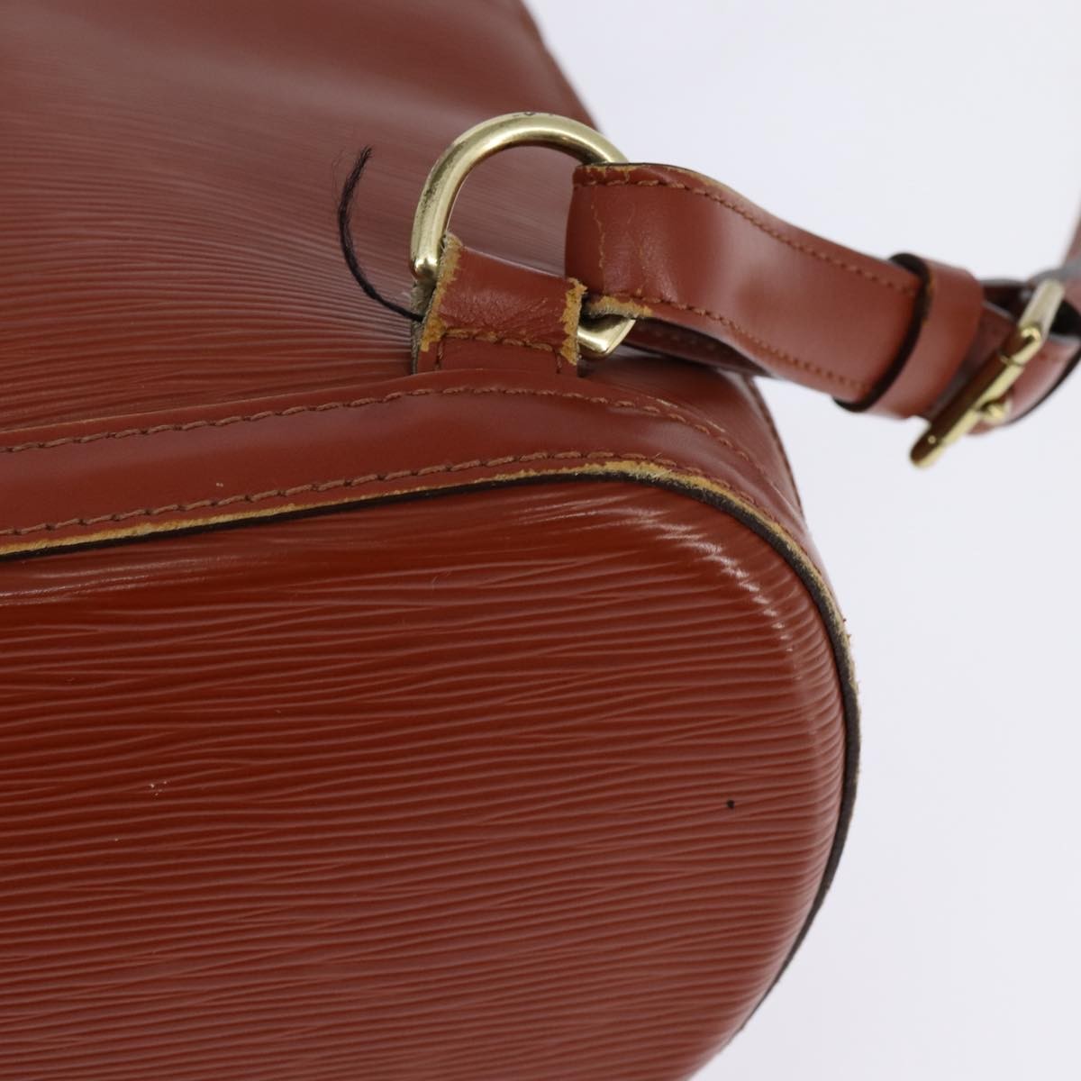 Louis Vuitton LOUIS VUITTON Epi Coblanc Shoulder Bag Brown M52293 LV Authentic BA4973