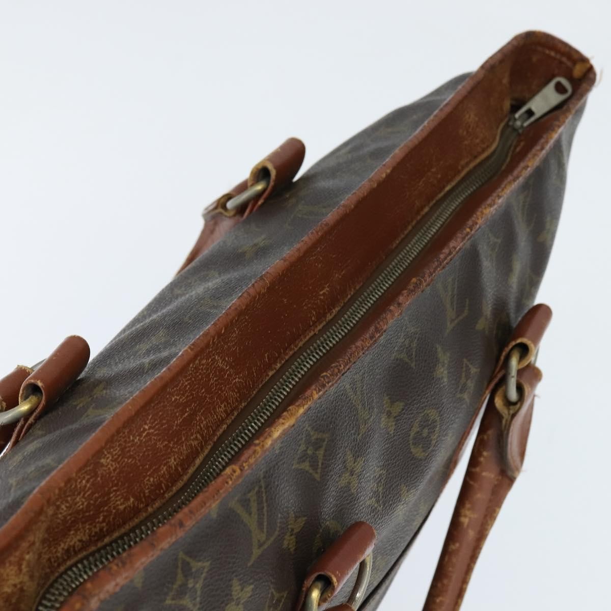 Louis Vuitton LOUIS VUITTON Monogram Sac Weekend PM Hand Bag M42425 LV Authentic 150361