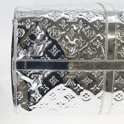 Louis Vuitton LOUIS VUITTON Monogram Miroir Keepall 55 Bag Silver Argent M95275 Authentic yk18156SM