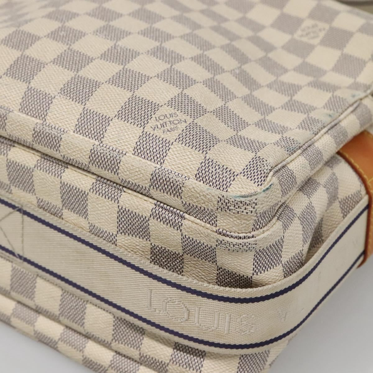 Louis Vuitton LOUIS VUITTON Damier Azur Naviglio Shoulder Bag N51189 LV Authentic 128957
