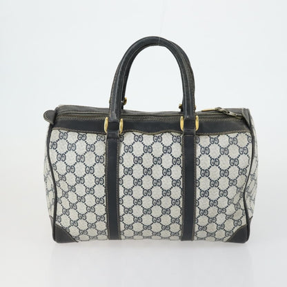 Gucci GUCCI GG Supreme Web Sherry Line Bag PVC Nylon 4 Set Beige Navy Authentic mr1719