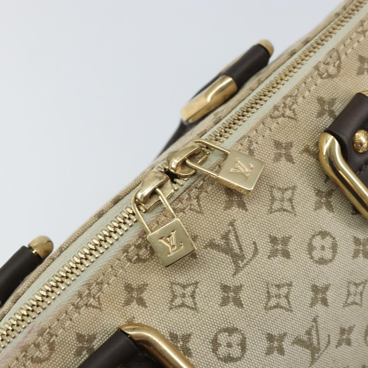 Louis Vuitton LOUIS VUITTON Monogram Mini Alma Ron Hand Bag Khaki M92206 LV Authentic 158341