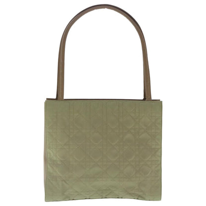 Dior Christian Dior Canage Shoulder Bag Nylon Beige Authentic 96633