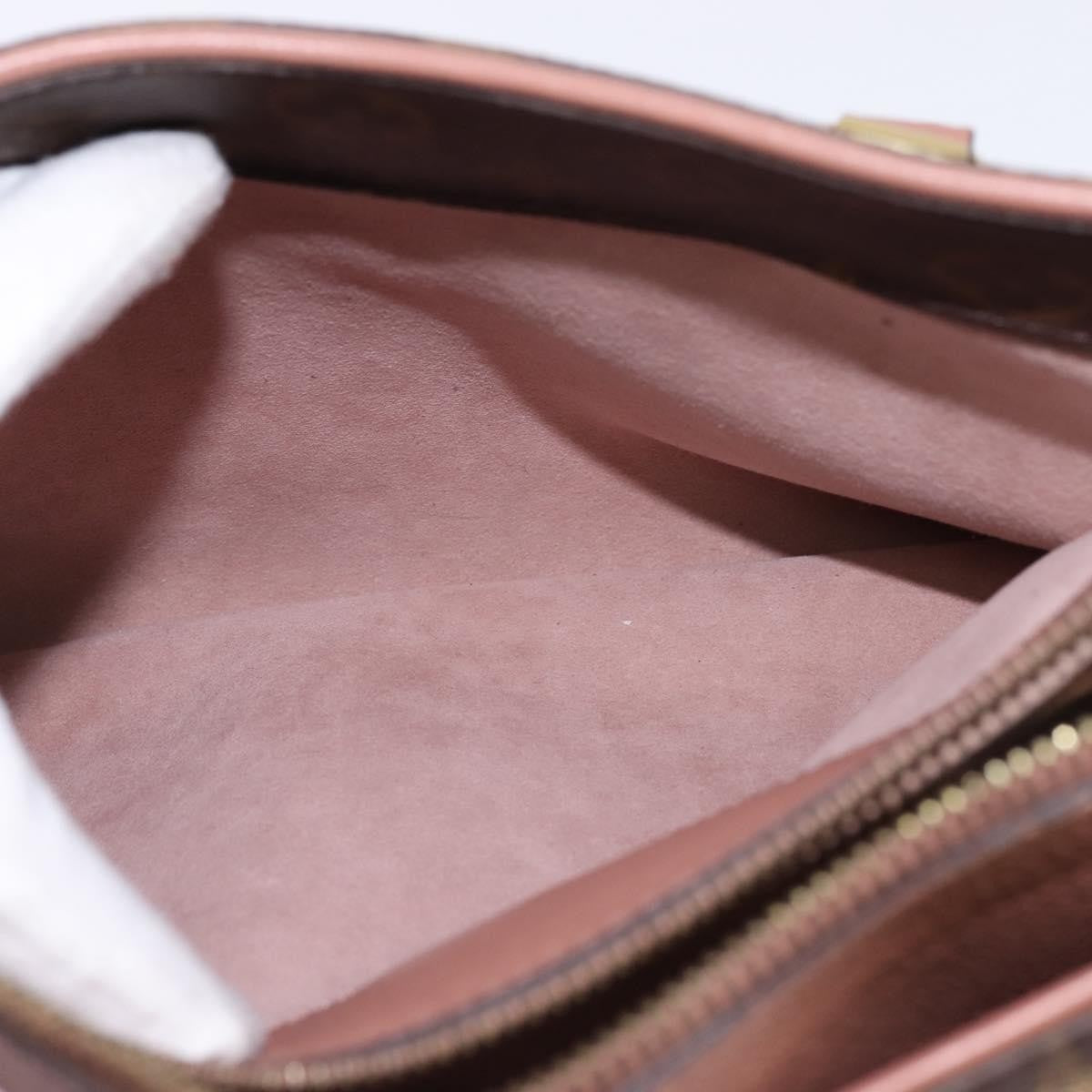 Louis Vuitton LOUIS VUITTON Monogram Pallas MM Hand Bag 2way Bois De Rose M41598 Authentic 145373