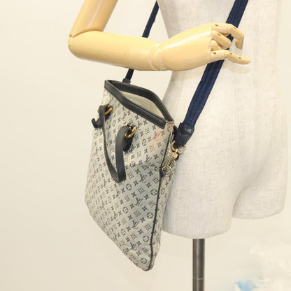 Louis Vuitton LOUIS VUITTON Monogram Mini Fran?oise Tote Bag 2way Blue M92208 LV Authentic 129802