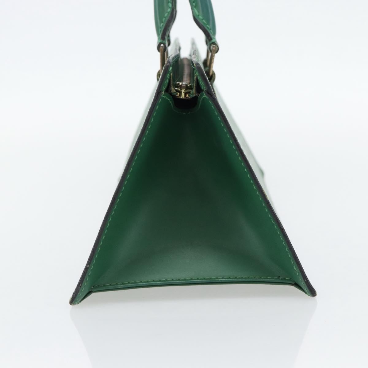Louis Vuitton LOUIS VUITTON Epi Sac Triangle Hand Bag Green M52094 LV Authentic 181752