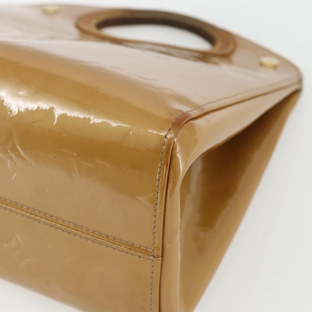 Louis Vuitton LOUIS VUITTON Monogram Vernis Maple Drive Bag Noisette M91376 LV Authentic 169608