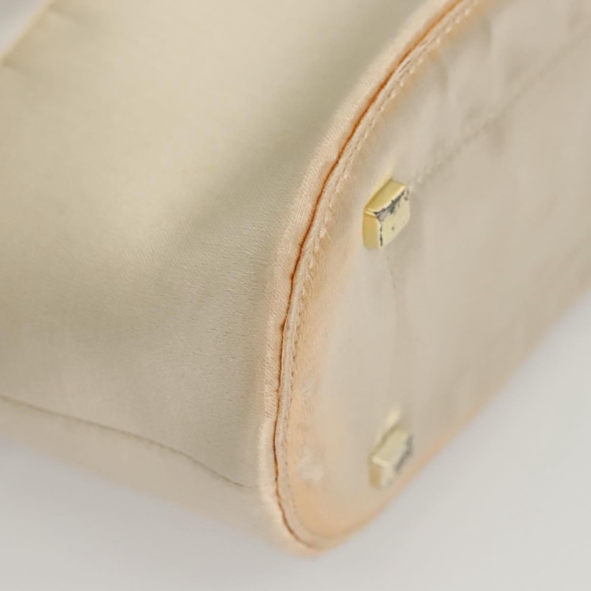 Prada PRADA Hand Bag Vinyl Clear Beige Authentic 118773