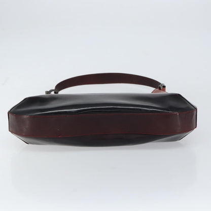 Salvatore Ferragamo Salvatore Ferragamo Gancini Shoulder Bag Patent leather Red Silver Authentic 160692