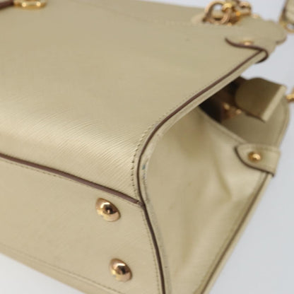 Salvatore Ferragamo Salvatore Ferragamo Gancini Shoulder Bag Leather Gold Authentic 162322