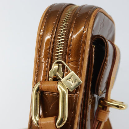 Louis Vuitton LOUIS VUITTON Monogram Vernis Christie PM Bag Bronze M91111 Authentic ep12411