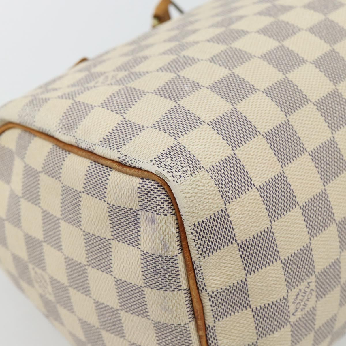 Louis Vuitton LOUIS VUITTON Damier Azur Speedy 25 Hand Bag N41534 LV Authentic BA13132