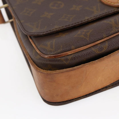 Louis Vuitton LOUIS VUITTON Monogram Cartouchiere GM Shoulder Bag Vintage M51252 Authentic 145229