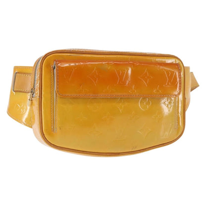Louis Vuitton LOUIS VUITTON Monogram Vernis Fulton Waist bag Gris M91041 LV Authentic 145461