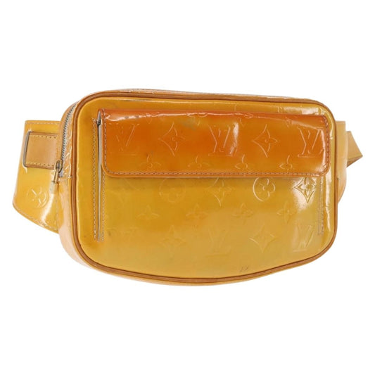 Louis Vuitton LOUIS VUITTON Monogram Vernis Fulton Waist bag Gris M91041 LV Authentic 145461