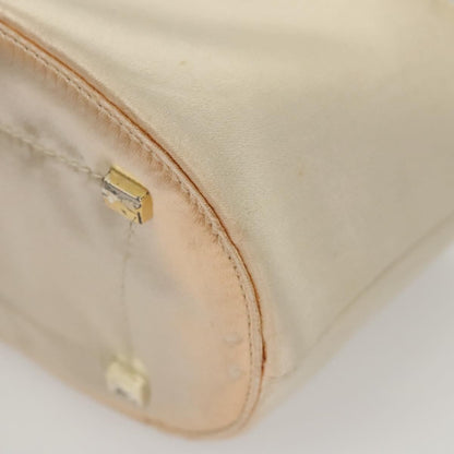Prada PRADA Hand Bag Vinyl Clear Beige Authentic 118773