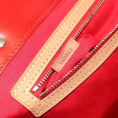 Louis Vuitton LOUIS VUITTON Monogram Vernis Reade GM Tote Bag Red M91084 LV Authentic AMZ416