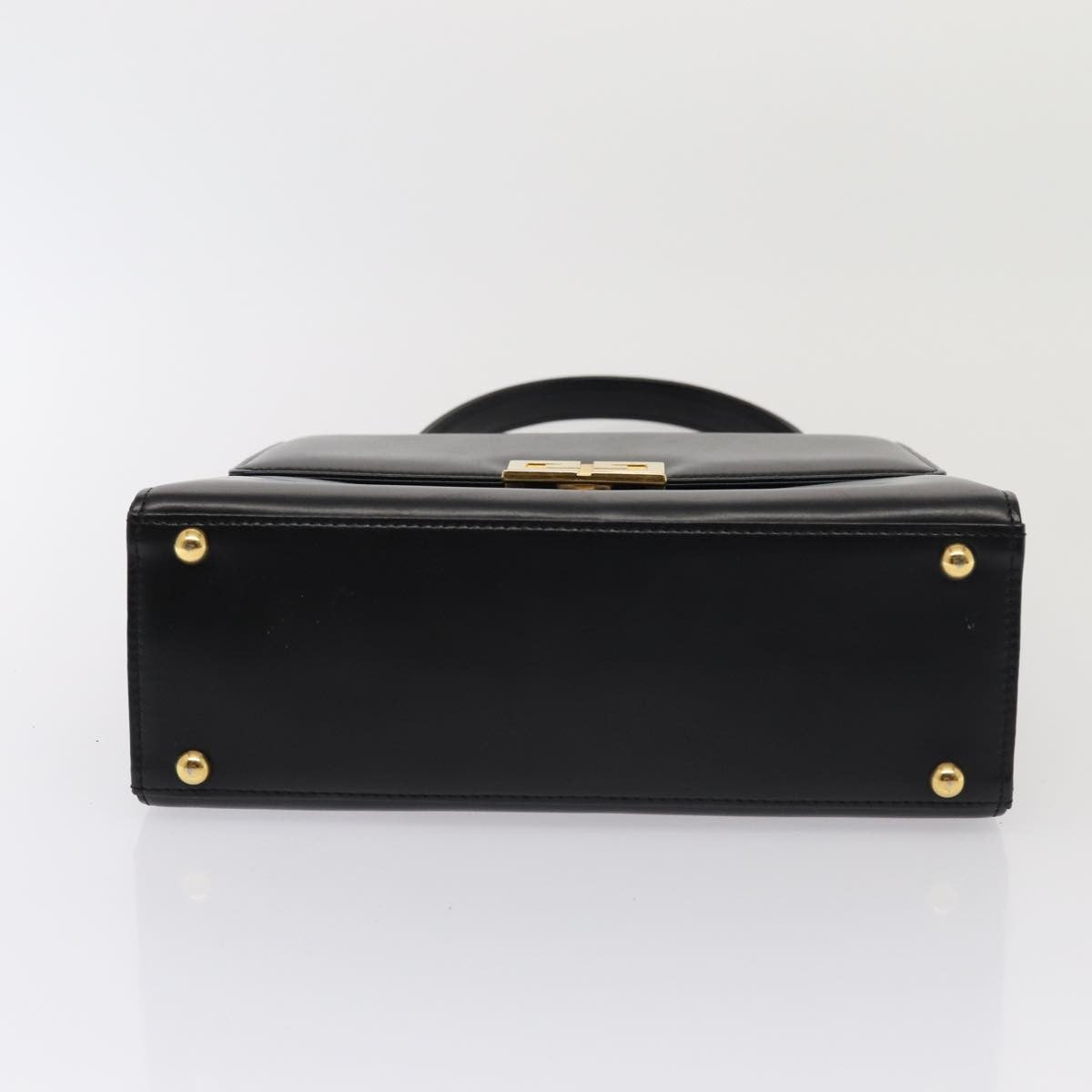 Givenchy GIVENCHY Hand Bag Leather Black Authentic am6590