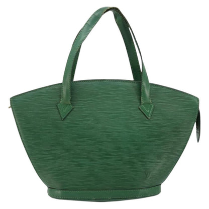 Louis Vuitton LOUIS VUITTON Epi Saint Jacques Hand Bag Green M52274 LV Authentic 168866
