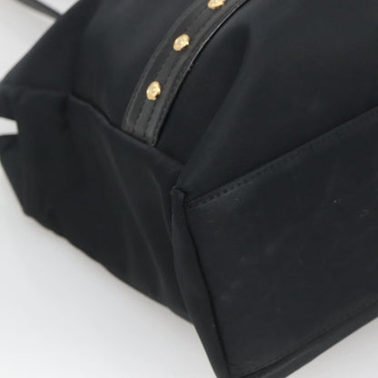 Gianni Versace Gianni Versace Tote Bag Nylon Black Gold Authentic bs25747