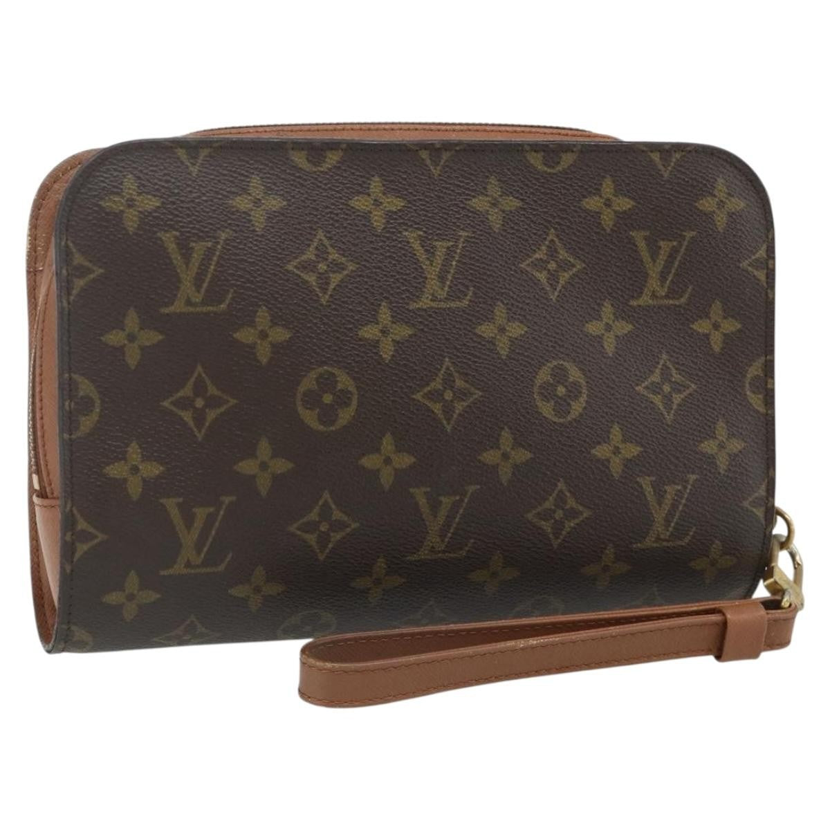 Louis Vuitton LOUIS VUITTON Monogram Orsay Clutch Bag M51790 LV Authentic 120655