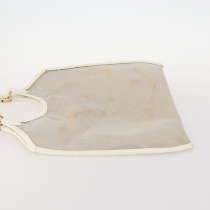 Louis Vuitton LOUIS VUITTON Epi Plage Via Bag Vinyl Leather Clear White M92153 LV Authentic bs33391