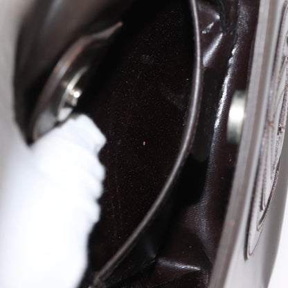 Gucci GUCCI Hand Bag Patent leather Brown Authentic ar13416